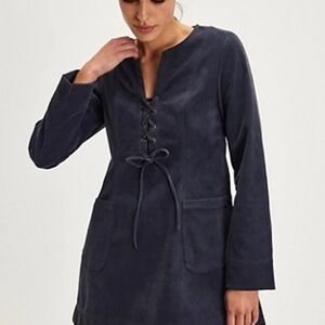 NWOT Free People Bradley Faux Suede Mini Dress Size